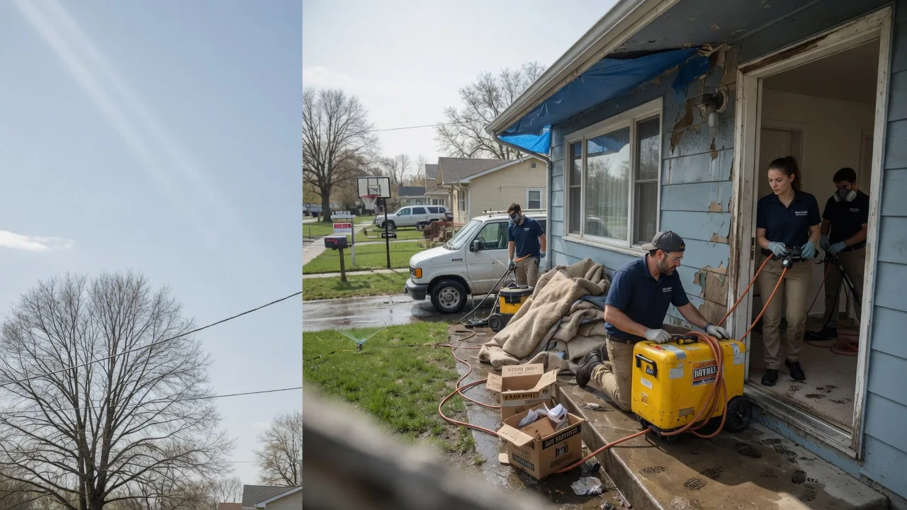 Basement Flood Cleanup in St Louis, MO near me